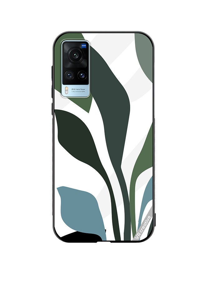VR CREATIVE Protective Case Cover For Vivo X60 Leaf Tropical Design Multicolour - Image 1