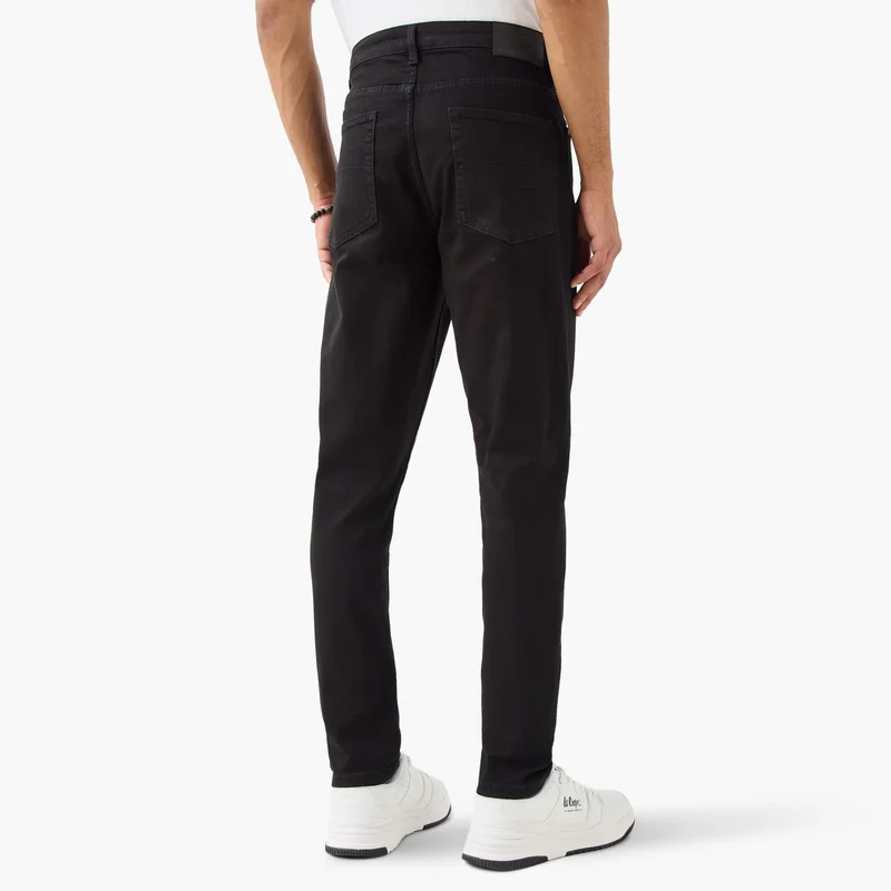 Lee Cooper Lee Cooper Skinny Fit Jeans with Button Closure and Pockets