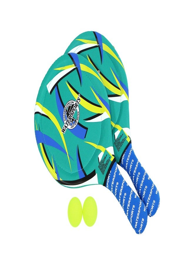 Stream Machine Water Sports Itza Masher Water Paddle and Ball Set of 2 - Water Resistant Outdoor Games - Family Friendly Pool Toys (Colors May Vary) - Image 5
