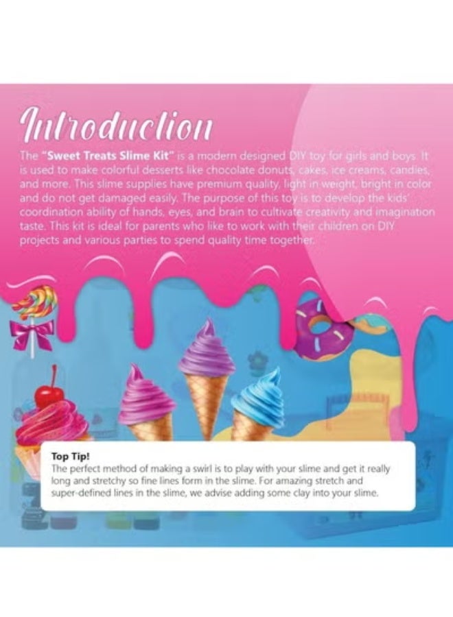 Gigglejoy DIY Slime Kit For Kids Non Sticky Soft & Scented To Make Cloud Slime Foam Slime Butter Slime Ice Cream Slime & Candy Slime With Charms Stress Relief Party Favors & Great Gift Idea - Image 5