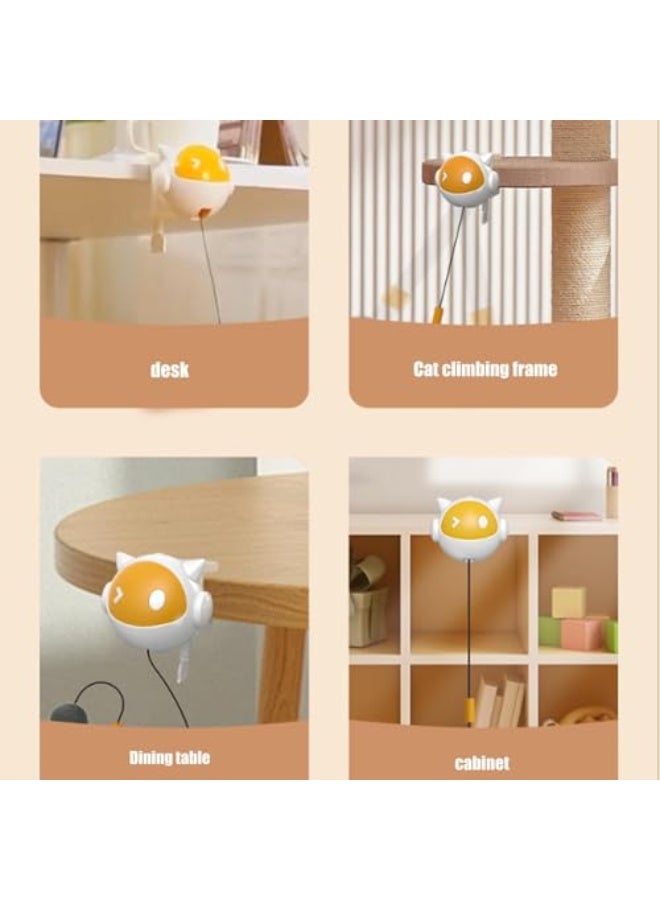 Self-Moving Cat Toy with Fluffy Ball, Automatic Random Motion for Indoor Cats, No Installation Needed, Battery Operated (2 AAA Required) - Image 4