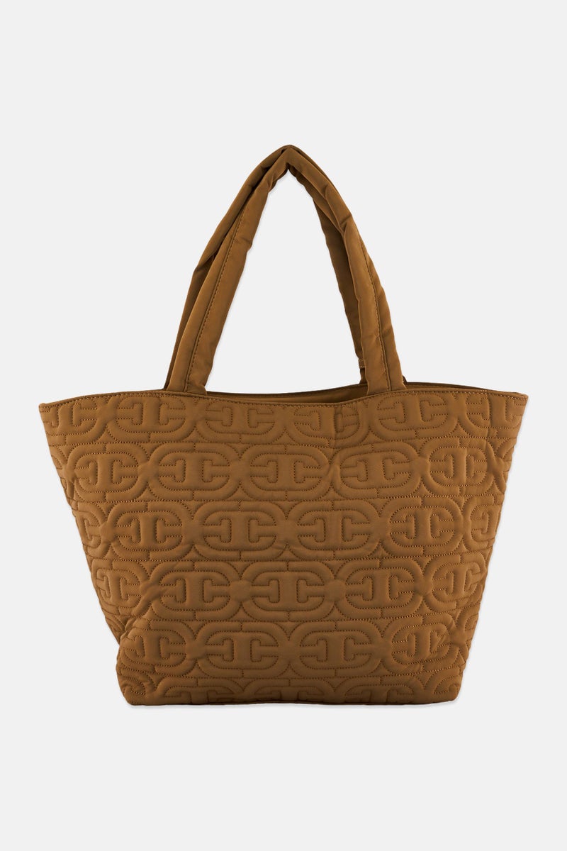 Sam Edelman Women Brand Logo Tote Bag, Tan - Image 3