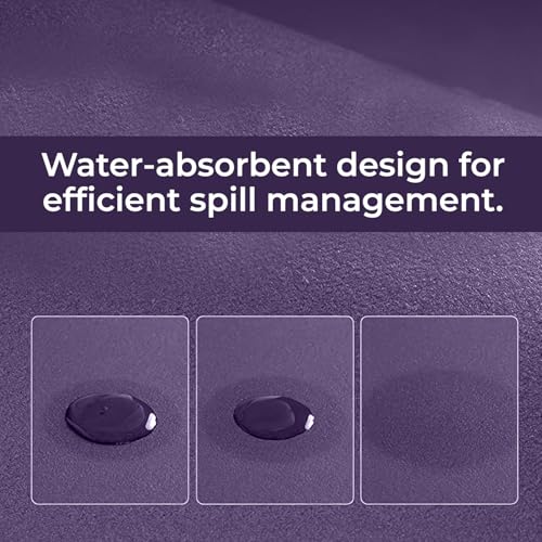MAXOSHINE Kitchen Mats for Floor Anti Slip Waterproof Feet Comfort Kitchen Runner Floor Mat Standing Desk Mat Floor Mats for Kitchen, Purple Set of 2 - Image 5