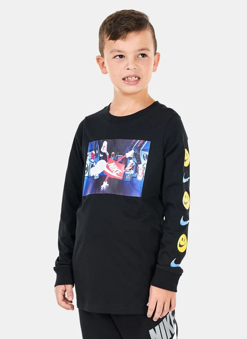 Nike Kids' Sportswear Boxy Long Sleeves T-Shirt
