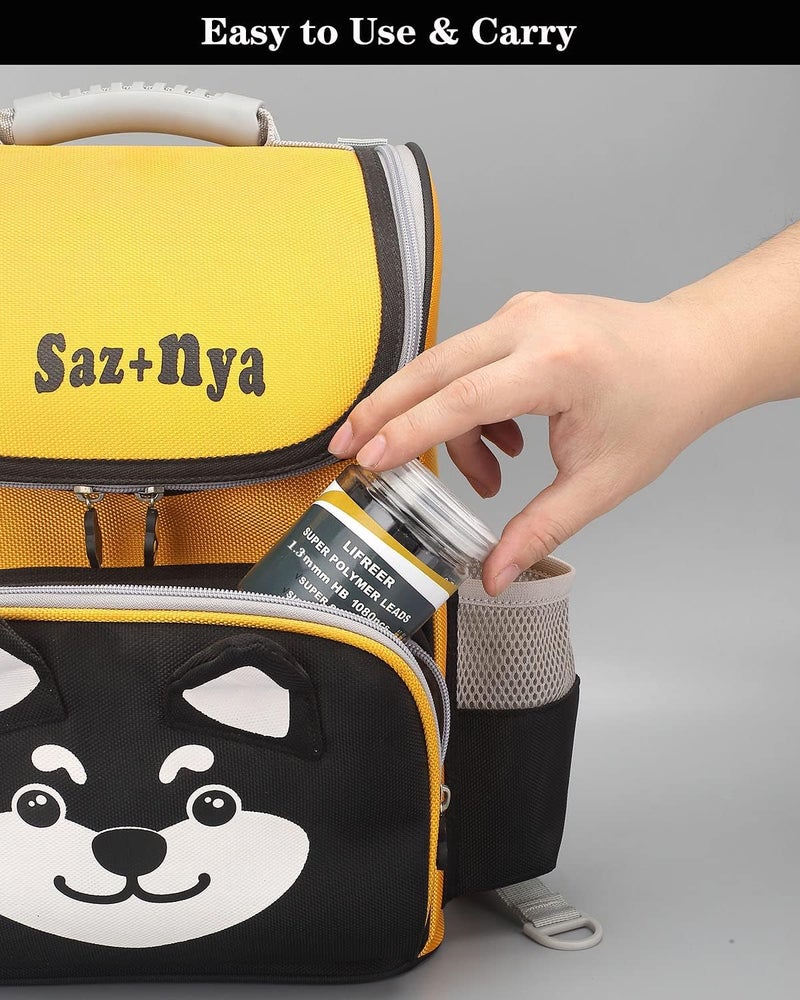 Lifreer 1.3mm Unbreakable Pencil Refills (740 Pcs), 2 Premium Erasers, Long Lasting HB Pencil Lead for Students & Professionals - Image 3