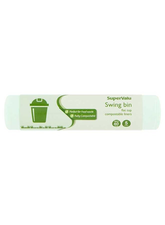 Supervalu Trash Bag, Swing Bin - 5pcs, India - Image 1