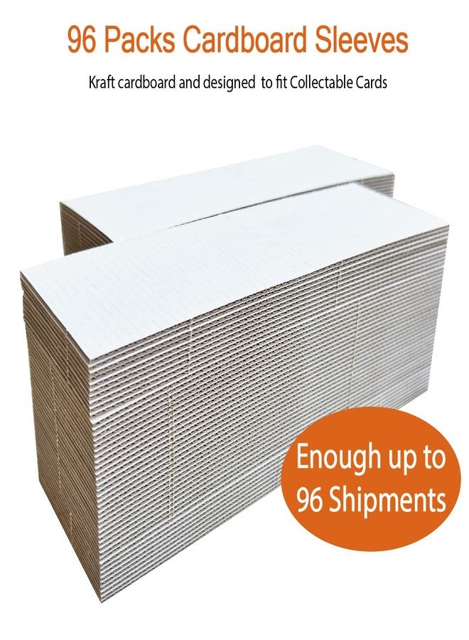 ANSSDO 96 Packs Sleeves for Sports Card Protectors, 3" x 4.5" Cardboard Sheets for Trading Card Folders, Mail Shipping Stiffeners, Insert (96 Packs) - Image 4