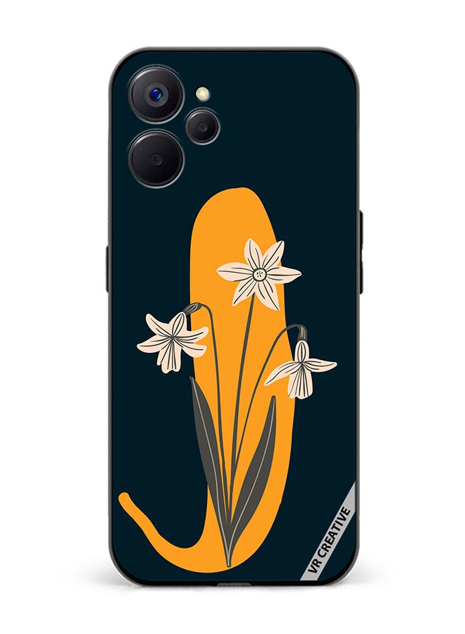 VR CREATIVE Protective Case Cover For Realme 10 5G Alphabet J Design Multicolour - Image 1