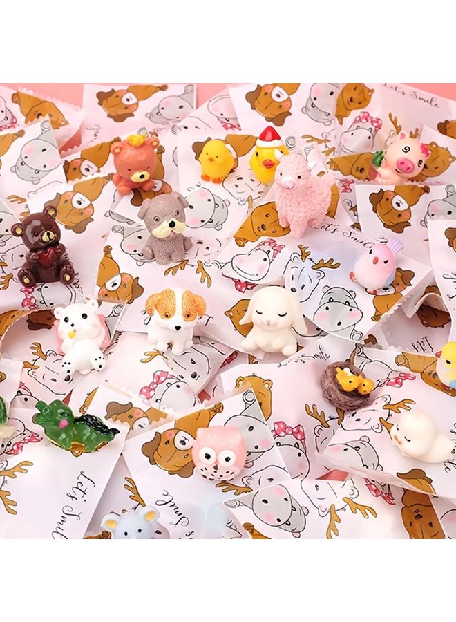 20 Mini Animal Figurines Desk Decorations Birthday Gifts Relax Rewards - Image 1
