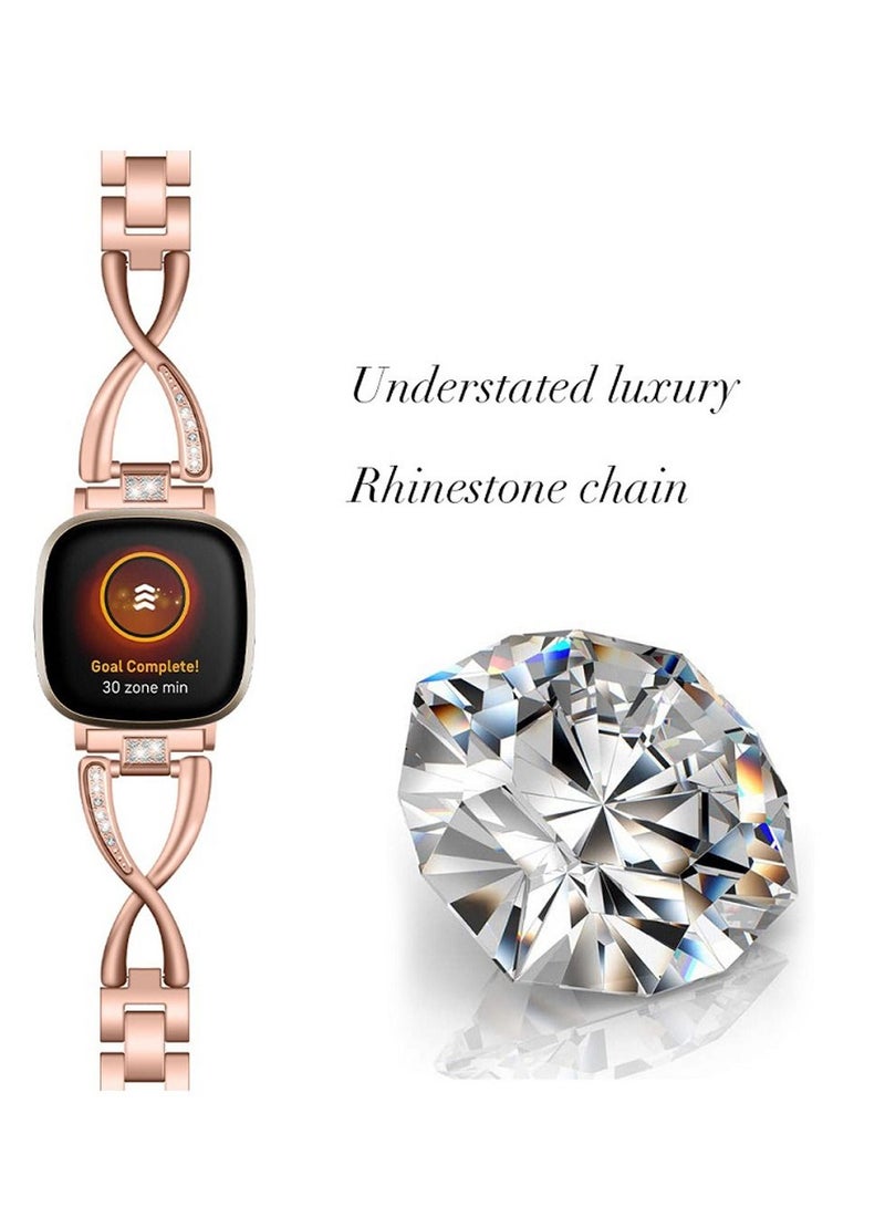 FITME Metal Replacement Band for Fitbit Versa 3/Versa 4/ Fitbit Sense/ Sense 2 Watches - Image 3