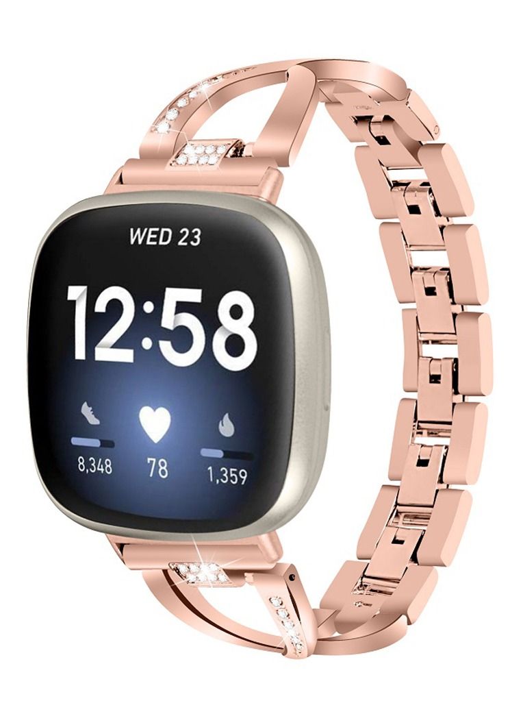 FITME Metal Replacement Band for Fitbit Versa 3/Versa 4/ Fitbit Sense/ Sense 2 Watches - Image 2