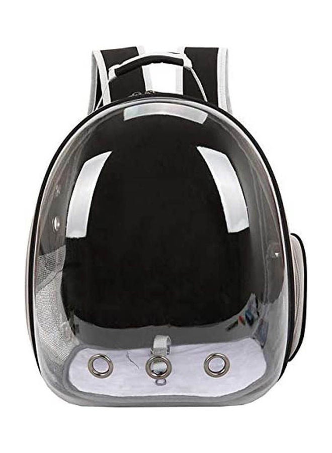 حقيبة لحمل القطط والجراء الاليفة جيدة التهوية في الأماكن الخارجية والسفر بتصميم شفاف متعدد الألوان - Image 2