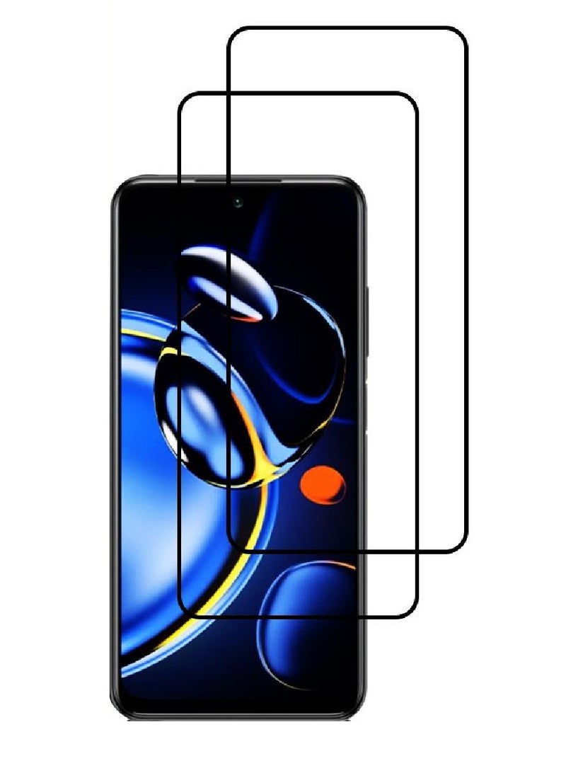 Super 2 Pieces Tempered Glass Screen Protector 5D Designed For Xiaomi Redmi Note 11SE Full Glue Edge to Edge Full Screen Coverage And Bubble Free - Image 1