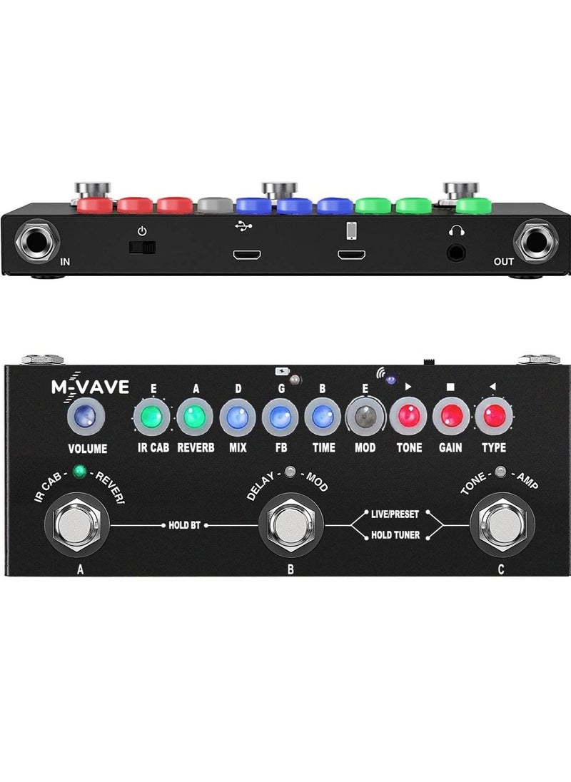 Generic - Multi Effects Guitar Pedal,Cube Baby Guitar Multi Effects Pedal Delay Chorus Phaser Reverb Effect Pedal - Image 1