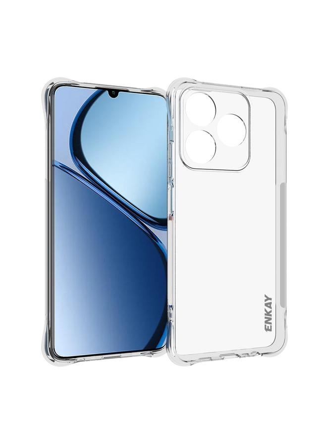 Case For Realme C63 4G Transparent TPU Shockproof Anti-slip Phone Case