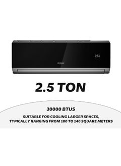GeneralGold General Gold 2.5 Ton Air Conditioner, 30000 BTU T3, Cool Only, Black Panel, WIFI Control, Energy-Efficient R410, Quiet Operation, with Pipe Kit, 2.5T Split AC Rotary System for Home, Office (2.5Ton)  - Image 3