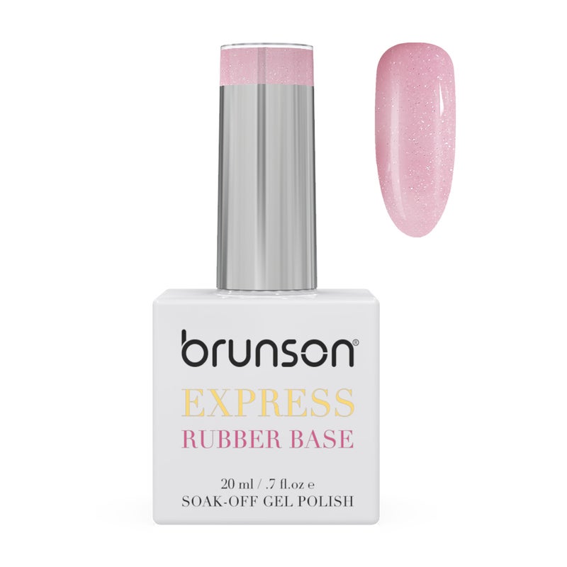 brunson TPO free Rubber Base Gel polish 20ml Soak Off Base Coat for Nail Strengthening Long Lasting Gel Polish Base for Chip Free Shine Brittle Nails UV Rubber base Russian manicure Non Yellowing salon manicure - Image 1