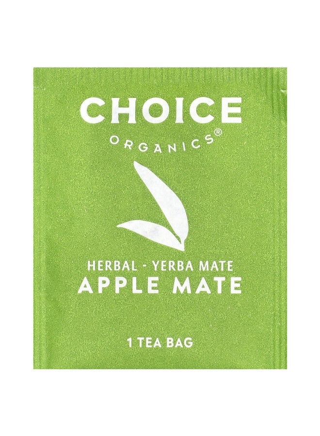 Choice Organic Teas Choice Organic Teas, Herbal Yerba Mate, Apple Mate, 16 Tea Bags, 1.27 oz (36 g)  - Image 3