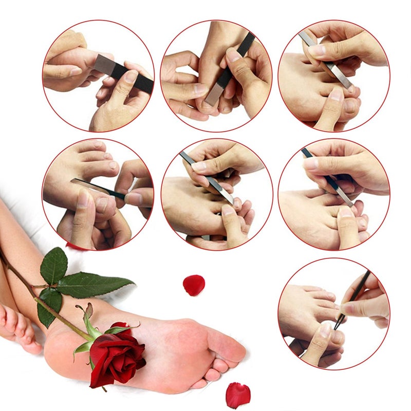 Segbeauty Pedicure Knife Set for Feet, Segbeauty 7pcs Ingrown Toenail Blade Tool with Storage Bag, High Manganese Steel Nail Knives Cuticle Remover, Professional Foot Repair Sharp Blade Kit for Nail Corn Callus - Image 2