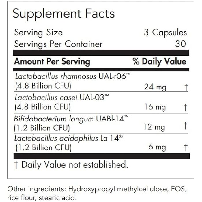 Allergy Research Group Nutricology Gastro Flora Supplement - Probiotic for Digestive Health, Gut Health for Men & Women, Lactobacillus and Bifidobacterium - 90 Count - Image 2