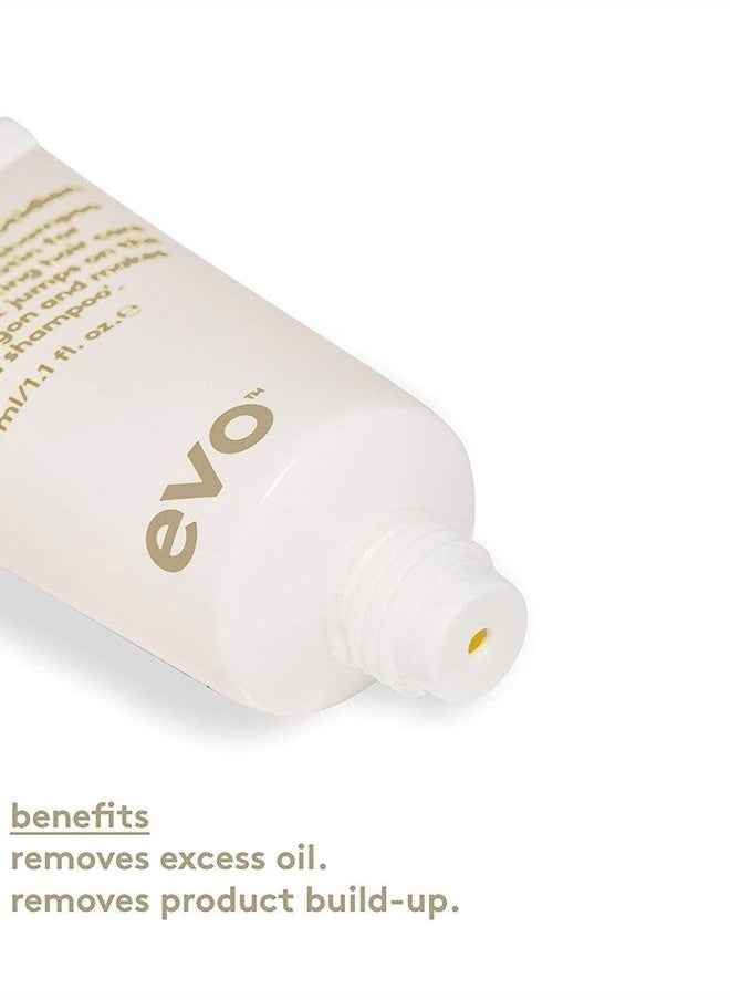 EVO Normal Persons Daily Care Shampoo - Deeply Cleanses, Removes Product Build-Up & Strengthens All Hair Types - Travel Size, 30ml / 1.01fl.oz  - Image 4