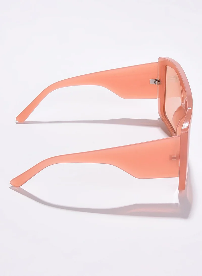 Haute Sauce Orange Lens Orange Oversized Sunglasses