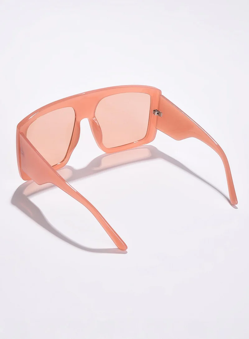 Haute Sauce Orange Lens Orange Oversized Sunglasses