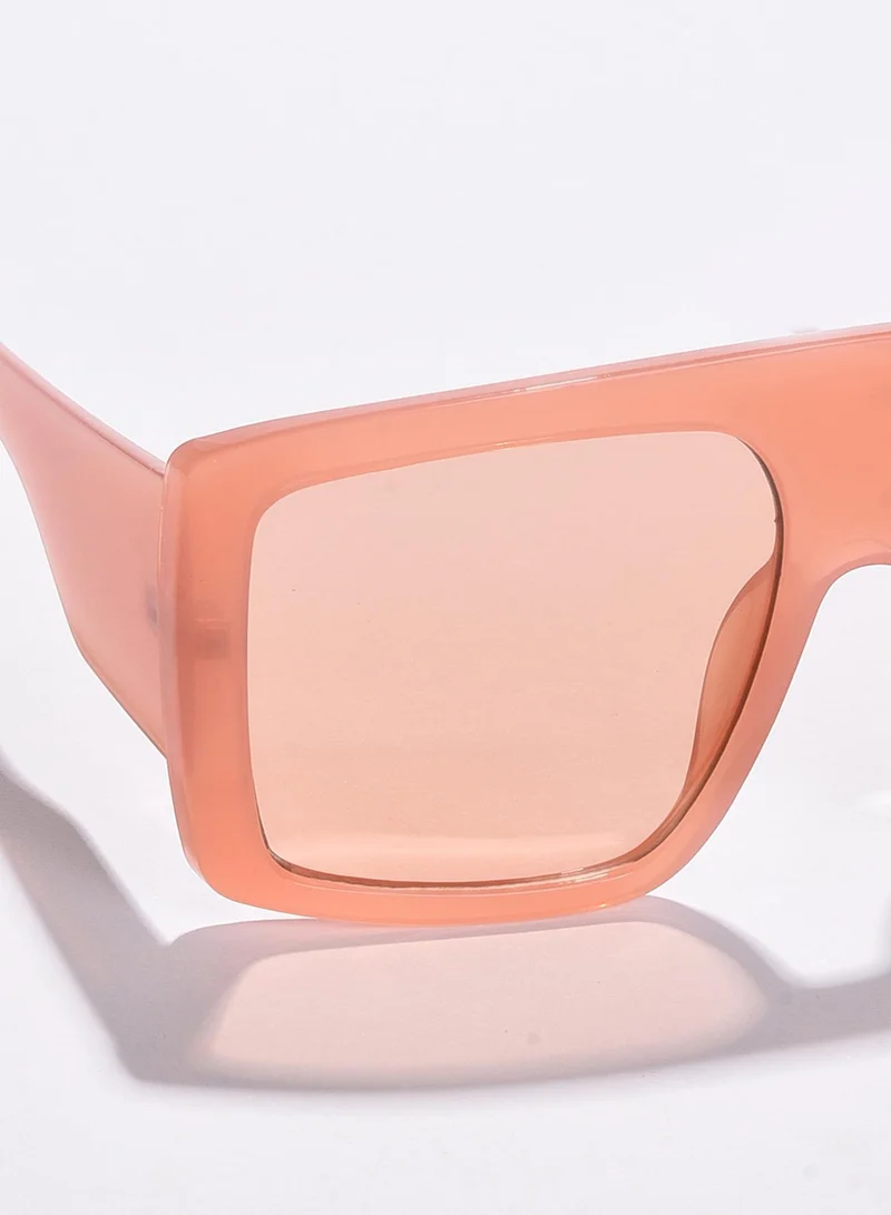 Haute Sauce Orange Lens Orange Oversized Sunglasses
