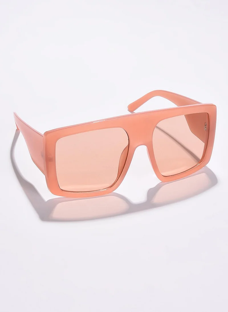 Haute Sauce Orange Lens Orange Oversized Sunglasses