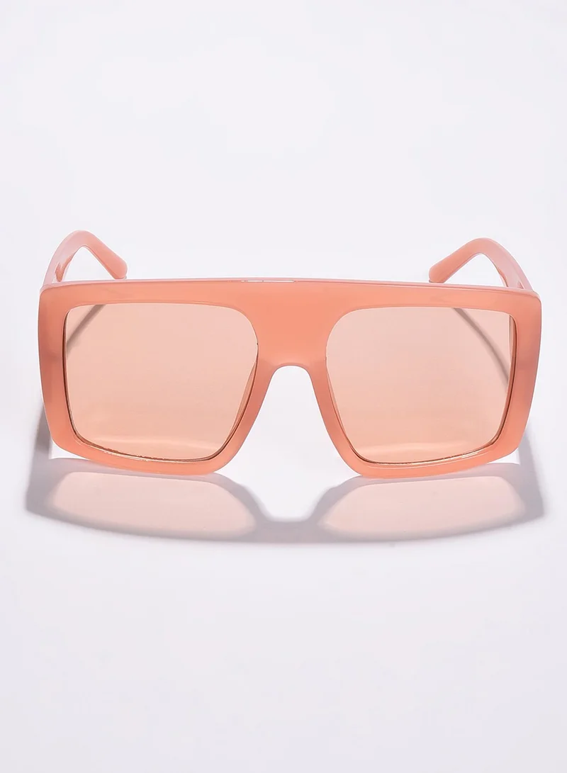 Haute Sauce Orange Lens Orange Oversized Sunglasses