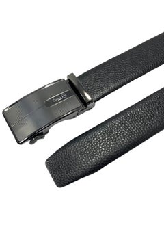 Classic Milano Classic Milano Men’s Leather Belt | Genuine Leather Formal Belt for men with Automatic Buckle | Men's Belt with Elegant Gift Box | Ratchet Dress Belts for Men  - Image 3