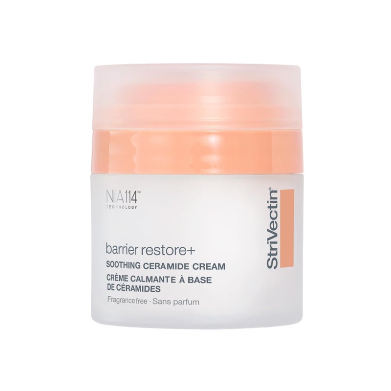 StriVectin Barrier Restore + Soothing Ceramide Cream with Ceramides + Niacinamide, Hydrating & Soothing, Fragranceâ€‘Free, Turmeric, Face & Neck Moisturizer - Image 1