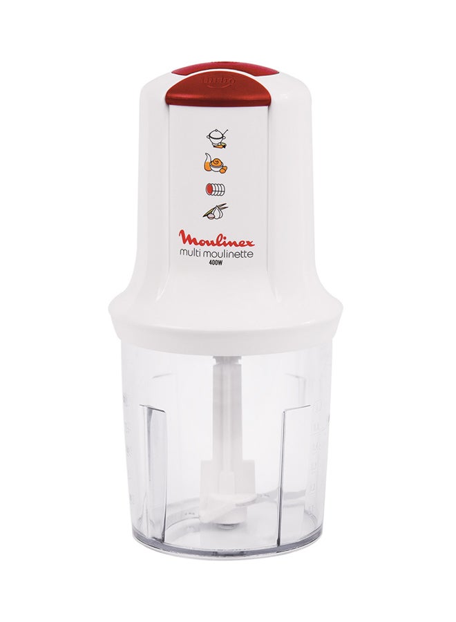 مطحنة قهوة مالتي مولينيت 500 ml 400 W AT711 أبيض/ أحمر/ صافي