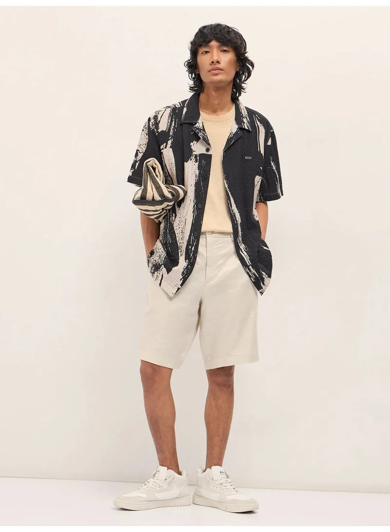 THE BEAR HOUSE Men’s Classic Short Sleeve Casual Shirt – Lightweight, Breathable, and Designed for a Smart Yet Easygoing Look All Day Long