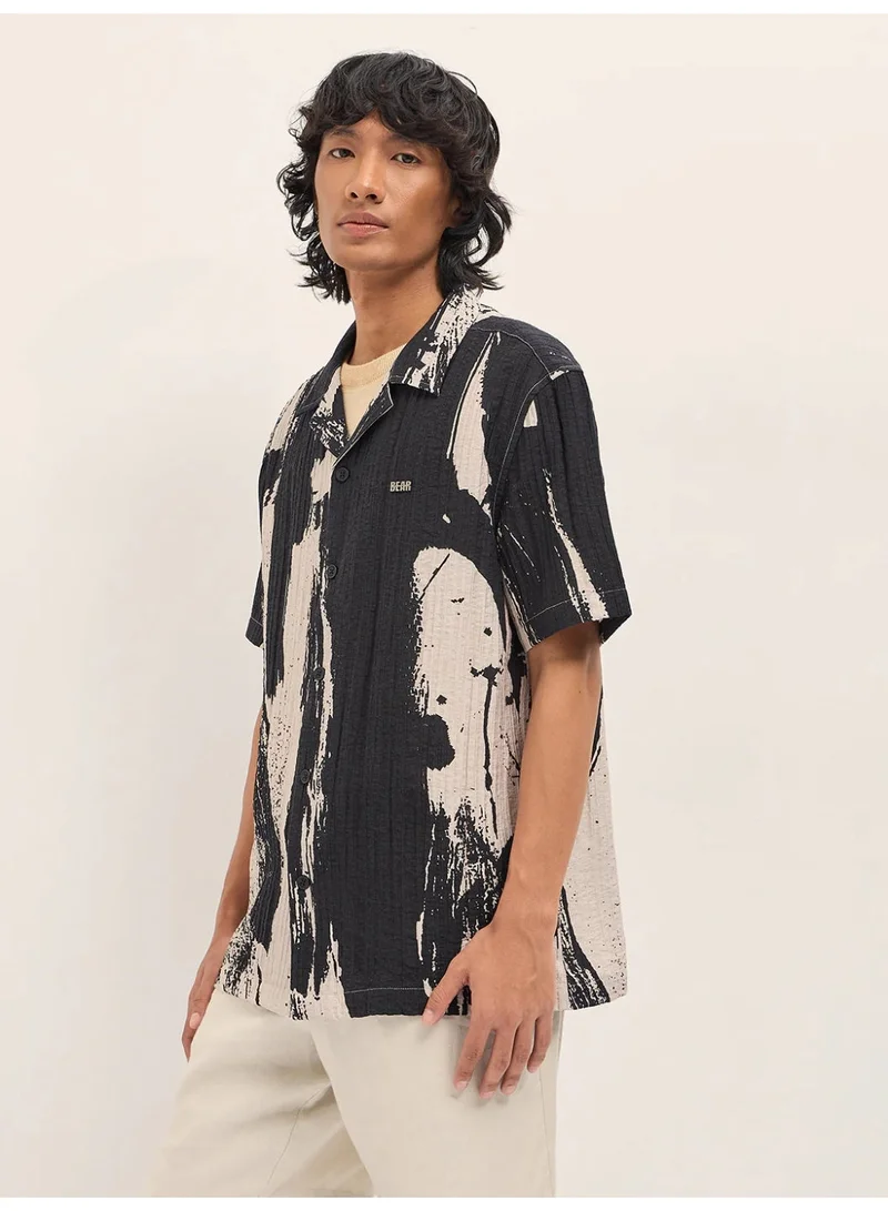 THE BEAR HOUSE  Men’s Classic Short Sleeve Casual Shirt – Lightweight, Breathable, and Designed for a Smart Yet Easygoing Look All Day Long for Men | Best Price UAE