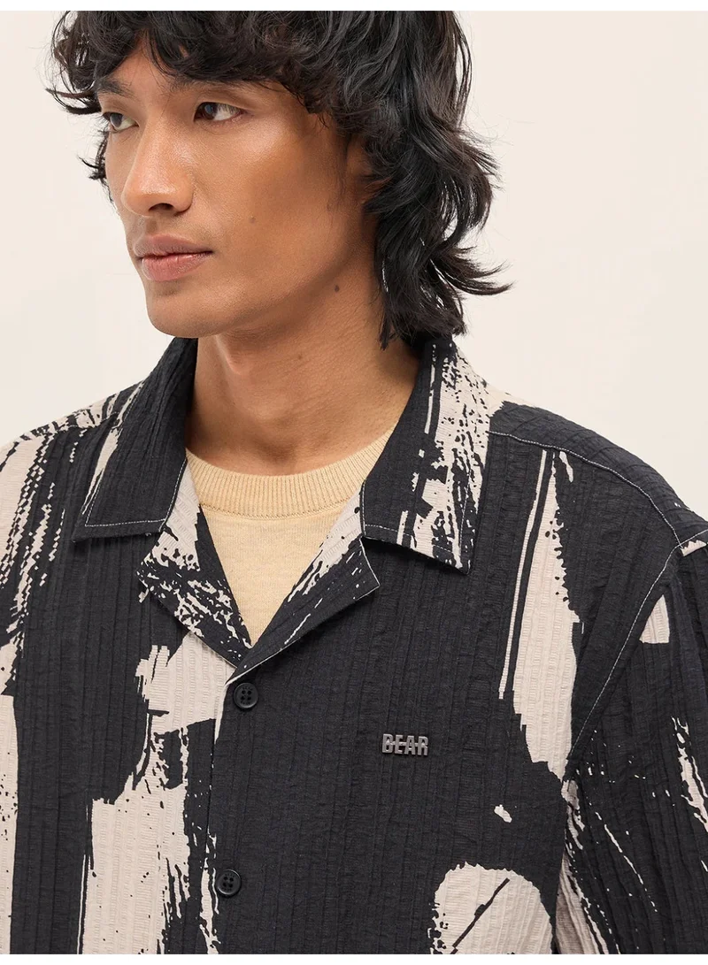 THE BEAR HOUSE Men’s Classic Short Sleeve Casual Shirt – Lightweight, Breathable, and Designed for a Smart Yet Easygoing Look All Day Long
