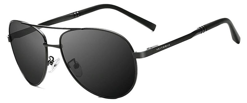 Veithdia Original VEITHDIA Sunglasses for males Polarized UV400 protection With Full Set Sun Protection Suitable for driving car Light Weight pilot style For men - Image 1