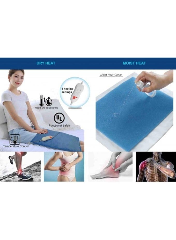 وسادة تدفئة كهربائية احترافية لراحة مستهدفة - نظام متطور للعلاج الحراري لراحة العضلات والمفاصل - تتميز بنسيج فائق النعومة وتوزيع مستقر للحرارة - حل رفاهية يومي عالي الأداء - Image 4
