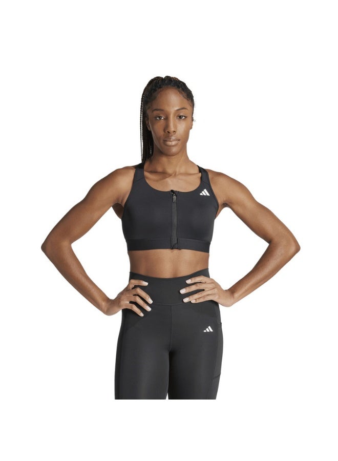 Adidas powerreact training medium support zip women bra - Image 3