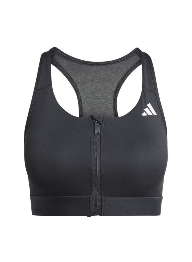 Adidas powerreact training medium support zip women bra - Image 5