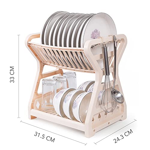 wolpin Plastic Expandable Kitchen Dish Drainer and Drying Rack | Sink Basket for Washing Bowls, Utensils, Vegetables, Fruits & Storage Organiser | Retractable up to 48 cm (Blue) - Image 3