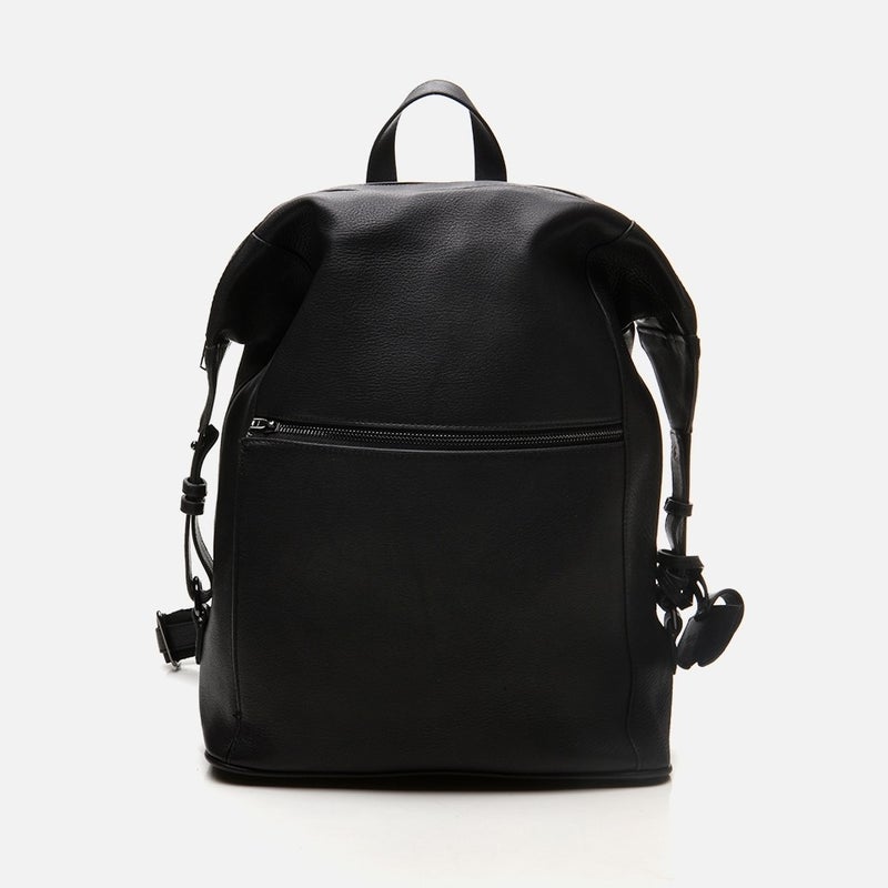Danilo 04CAH290780A100 GENUINE Leather Black Men's Backpack x Zann  - Image 1