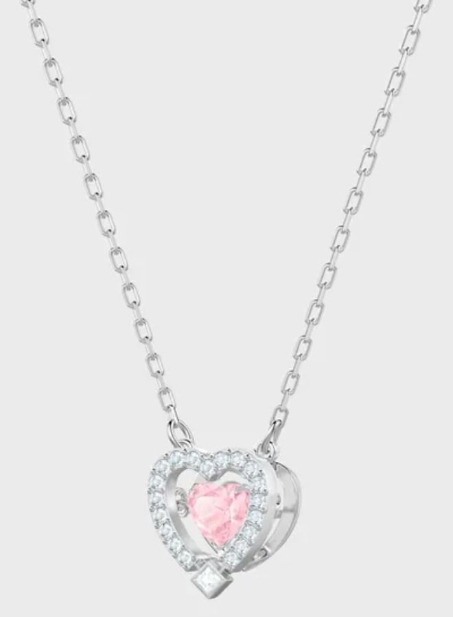 Chomel Sparkling Heart Pendant Necklace - Image 2