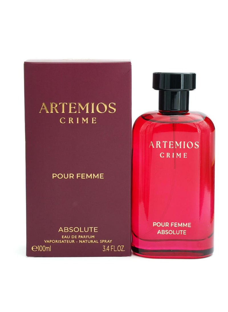 ARTEMIOS ARTEMIOS CRIME POUR FEMME ABSOLUTE EDP 100ML  - Image 1
