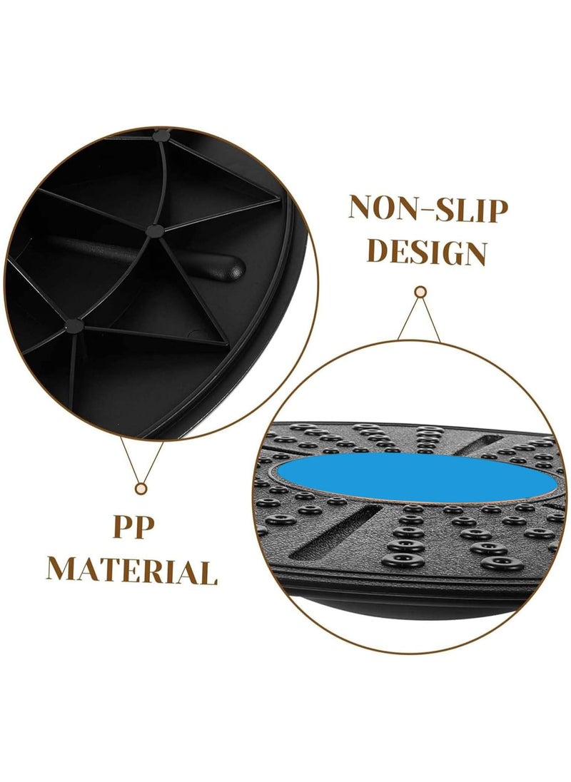 AUTOYSUR - Body Balance Board, Non-Slip Round Wobble Board,Core Trainer Swing Board,diameter 36cm Training Balance Board Perfect for Core Strength,Balance,Coordination - Image 1