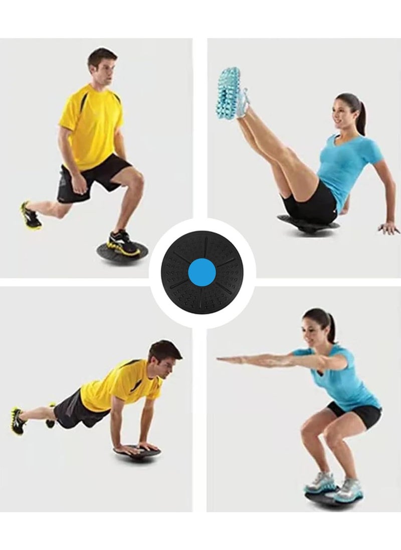 AUTOYSUR - Body Balance Board, Non-Slip Round Wobble Board,Core Trainer Swing Board,diameter 36cm Training Balance Board Perfect for Core Strength,Balance,Coordination - Image 1