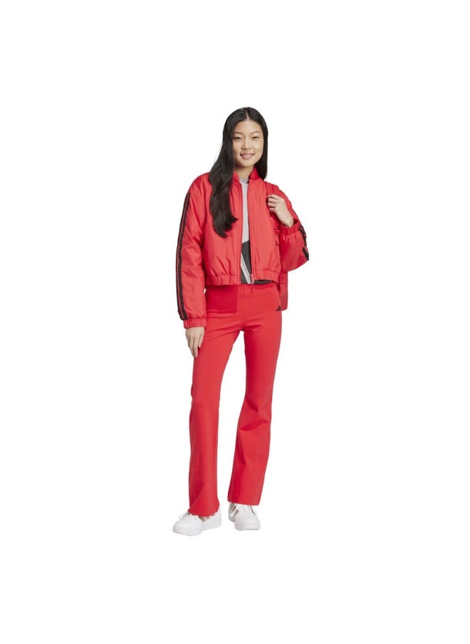 Adidas adidas W ESS 3S IN B J Red 0 JACKETS for Women - 2XS  - Image 3