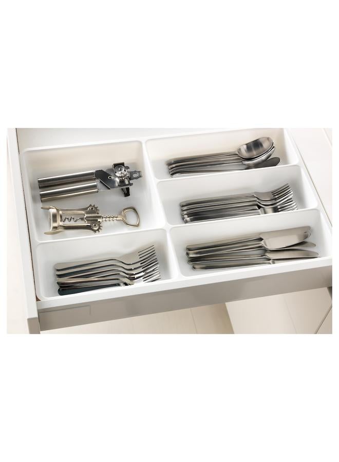 زبون صينية أدوات المائدة، بيضاء، 31×50 سم - Image 2