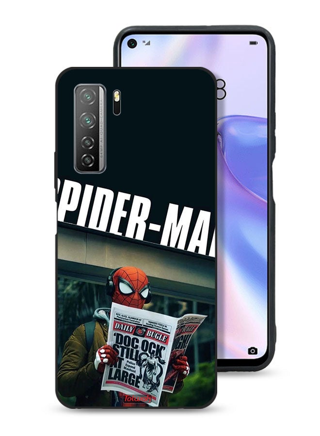 Tolwak Huawei nova 7 SE 5G Protective Case Cover Spiderman Reading Newspaper - Image 1