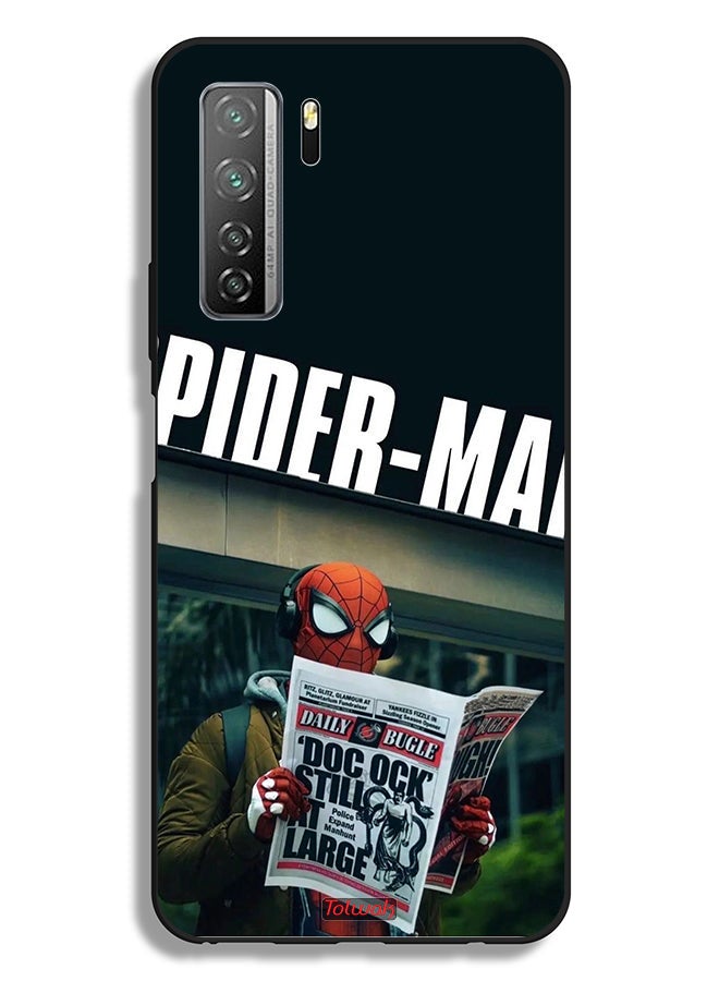 Tolwak Huawei nova 7 SE 5G Protective Case Cover Spiderman Reading Newspaper - Image 2
